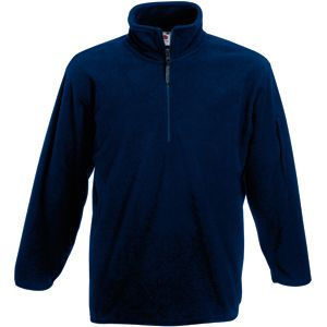 Толстовка "Half Zip Fleece", глубокий темно-синий, 100% п/э, 250 г/м2