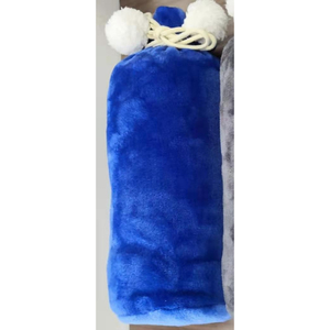 Плед GRADIENT в подарочном мешке; синий; 130х150 см; фланель 280 гр/м2