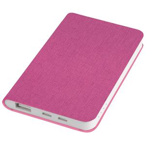 Универсальное зарядное устройство "Provence" (4000mAh),розовый,7,5х12,1х1,1см, искусственная кожа,пл