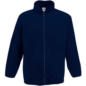 Толстовка "Micro Jacket", глубокий темно-синий, 100% п/э, 250 г/м2