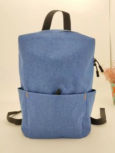 Рюкзак BASIC, синий меланж, 27x40x14 см, oxford 300D