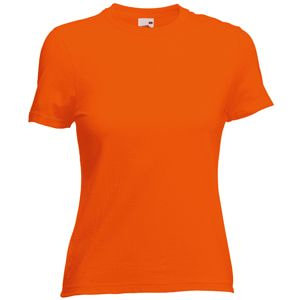 Футболка "Lady-Fit Valueweight T", оранжевый, 100% х/б, 165 г/м2