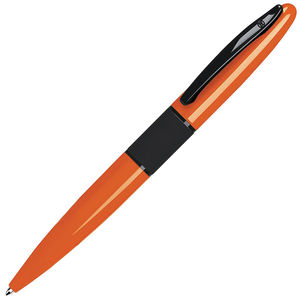 STREETRACER, ручка шариковая, оранжевый/черный, металл