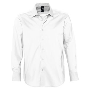 Рубашка"Brighton", белый, 97% хлопок, 3% эластан, 140г/м2