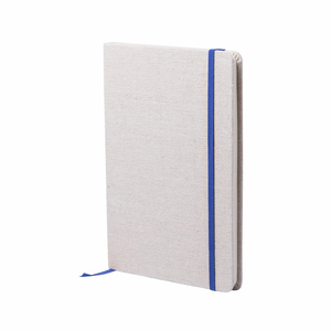 Блокнот для записей TELMAK, синий, хлопок, 14 x 21 x 1.5 cm