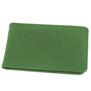 Визитница (34 визитки); зеленый; 12х8 см; искуccтвенная кожа