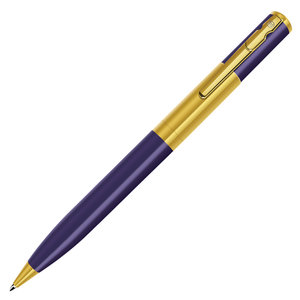 CONSUL, ручка шариковая, синий/золотистый, металл