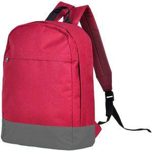 Рюкзак "URBAN",  красный/ серый, 39х29х12 cм, полиэстер 600D,  шелкография
