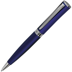 WIZARD, ручка шариковая, синий/хром, металл
