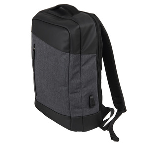 Рюкзак "Hemming", темно-серый/черный, 45х33х14 см, полиэстер