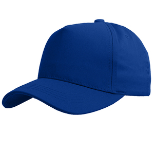 Бейсболка "Breeze", 5 клиньев,  застежка на липучке; ярко-синий; 100% хлопок; плотность 150 г/м2