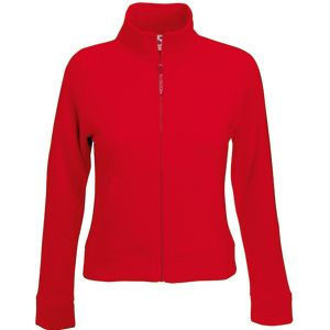 Толстовка "Lady-Fit Sweat Jacket", красный, 75% х/б, 25% п/э, 280 г/м2