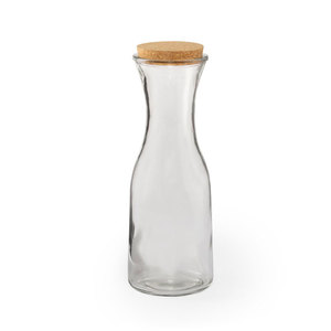 Бутылка LONPEL, 1л, 27,2х9,3см, стекло, пробковое дерево