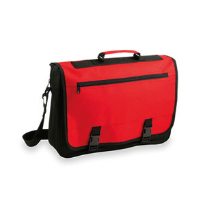 Конференц-сумка VERSE, красный, 39 х 32 x 9 см, 100% полиэстер 600D