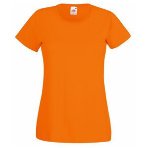 Футболка "Lady-Fit Valueweight T", оранжевый, 100% хлопок, 165 г/м2