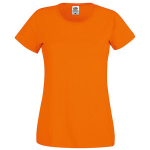 Футболка женская "Original T", оранжевый, 100% хлопок, 145 г/м2