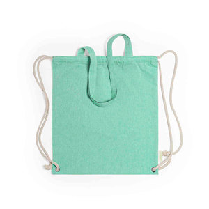 Рюкзак FENIN, зеленый, 42 x 38 см, 100% переработанный хлопок, 140 г/м2