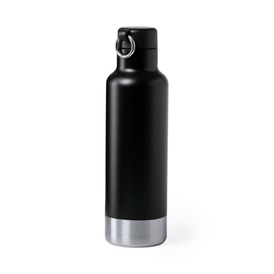 Бутылка для воды PERNAL, нержавеющая сталь, 750мл, черный
