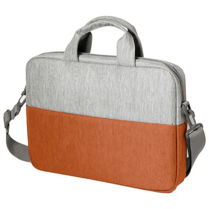 Конференц-сумка BEAM NOTE, серый/оранжевый, 39х30х6.5 см, ткань верха:100% полиамид, под-д:100%полиэ