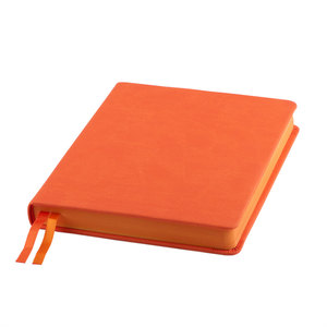 Ежедневник датированный Softie, А5, оранжевый, кремовый блок, оранжевый обрез