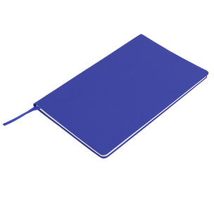 Бизнес-блокнот "Audrey", 130х210 мм, синий, кремовая бумага, гибкая обложка, в линейку