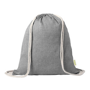 Рюкзак "Konim", черный, 42x38 см, 100% переработанный хлопок, 120 г/м2