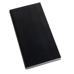 Универсальное зарядное устройство "Energy" (8000 mAh), черное, 15,3х7,6х0,9см, металл