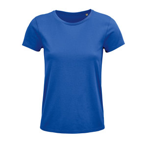 Футболка женская "CRUSADER WOMEN", ярко-синий, S, 100% органический хлопок, 150 г/м2