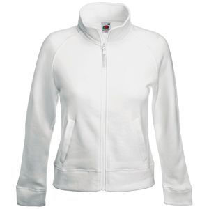 Толстовка "Lady-Fit Sweat Jacket", белый, 75% х/б, 25% п/э, 280 г/м2
