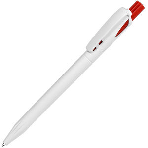 TWIN, ручка шариковкрасный/белый, пластик