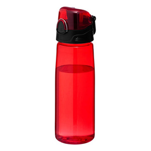 Бутылка для воды FLASK, 800 мл; 25,2х7,7см, красный, пластик rPET
