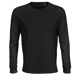 Футболка мужская PIONEER Long Sleeve,черный,L , 100% хлопок,175 г/м2