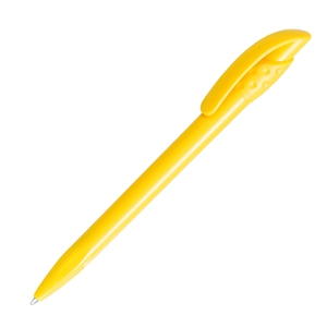 Ручка шариковая GOLF SOLID, желтый, пластик