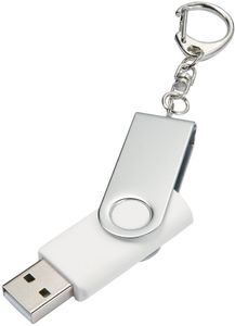 Флешка Twist, белая, 16 Гб