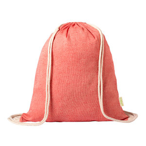 Рюкзак "Konim", красный, 42x38 см, 100% переработанный хлопок, 120 г/м2