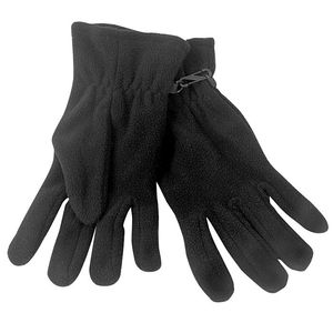 Перчатки "Monti", женский размер, черный, флис, 200 гр/м2