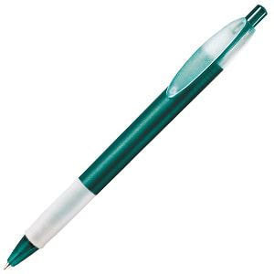 X-1 FROST GRIP, ручка шариковая, фростированный зеленый/белый, пластик
