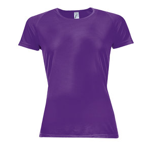 Футболка "Sporty women", темно-фиолетовый, 100% п/э, 140 г/м2