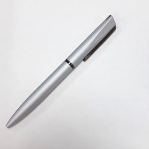 FRANCISCA, ручка шариковая, серебристый/вороненая сталь, металл, пластик, софт-покрытие