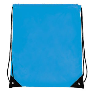 Рюкзак "Promo"; голубой; 33х38,5х1см; полиэстер; шелкография