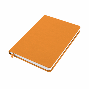 Ежедневник недатированный Duncan, А5,  оранжевый, белый блок
