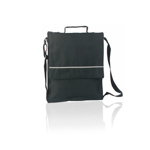 Конференц-сумка MILAN, черный, 32 х 24 x 4 см,  100% полиэстер 600D