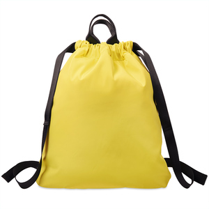 Рюкзак RUN, жёлтый, 48х40см, 100% полиэстер 