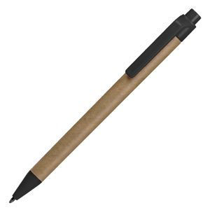 GREEN TOUCH, ручка шариковая, черный, картон/пластик