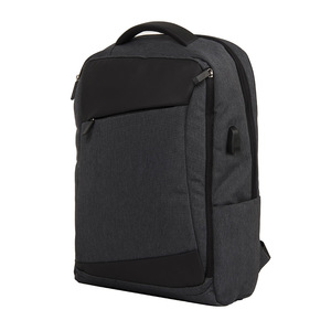 Рюкзак "Leif", темно-серый/черный, 46х32х14 см, полиэстер
