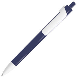 FORTE, ручка шариковая, темно-синий/белый, пластик
